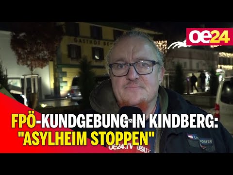 FPÖ-Kundgebung in Kindberg: "Asylheim stoppen"