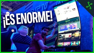 SAMSUNG ODDYSEY ARK: ENORME en HORIZONTAL (y en VERTICAL)