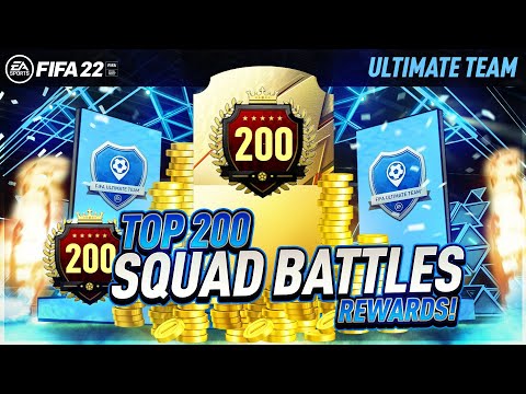 FIFA 22 - OMG 12TH IN THE WORLD! TOP 200 SQUAD BATTLES REWARDS!