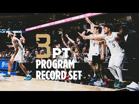 NEW 3PT Program Record Set //ALL 19 Threes vs. FGCU | UCF Men's Basketball
