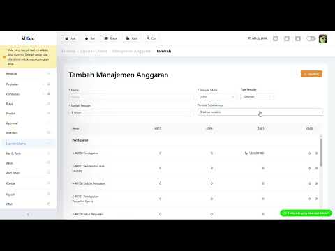 Perubahan Pengaturan Periode pada Laporan Manajemen Anggaran