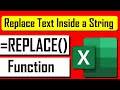 How to Use REPLACE Function in Excel