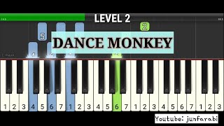 Download lagu dance monkey piano tutorial easy level 2... mp3