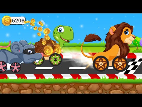 Animals Racing for Kids