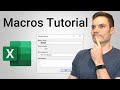 How To Create Macros In Excel Tutorial