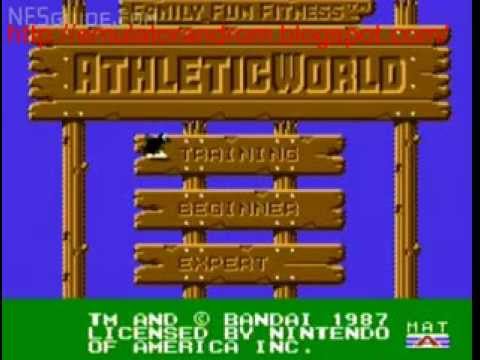 athletic world nes game