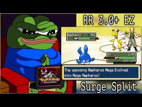 Guaranteed 0 DEATHS Surge Split - Radical Red 3.0 Hardcore Mode Nuzlocke Strategies!