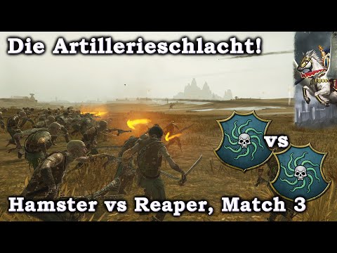 ARTILLERIESCHLACHT! Vampirküste x2 Hamster vs Reaper Liga der Yogurette Knights! Total War Warhammer