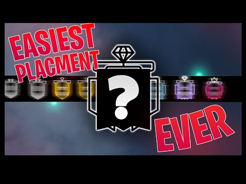 The Easiest Placement Match | Solo to Champion - Rainbow Six Siege