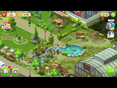 Homescapes Story Walkthrough Gameplay Garden - Day 1