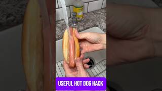 Useful Hot Dog Hack #HotDogHack #KitchenHacks #QuickMeals