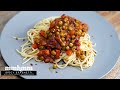 Spicy Spaghetti w Peas & Carrots in Tomato Sauce | Quarantine Cooking