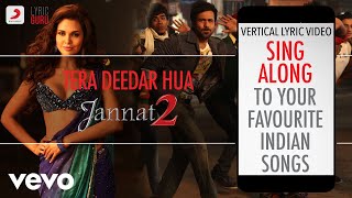 Tera Deedar Hua - Jannat 2|Official Bollywood Lyrics|Anupam