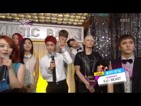 HD | 130726 f(x) & BEAST - Interview @ Music Bank