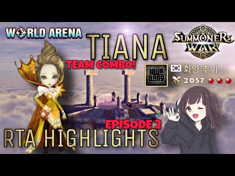 Tiana Team Combo in World Arena (RTA) Ep. 2 - Summoners War