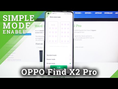 How to Enter Easy Mode in OPPO Find X2 Pro –Open/Close Simple Mode