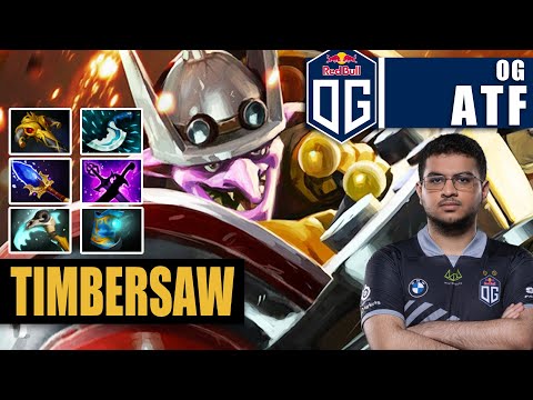 Timbersaw Offlane | OG.ATF | WTF 23 KILLS ANNOY AND BULLY YOUR ENEMIES | 7.31b Gameplay Highlights