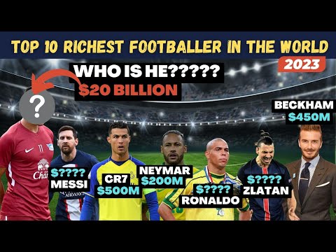 Top 10 Richest Footballers in the World | Active and Retired Football Athletes 2023