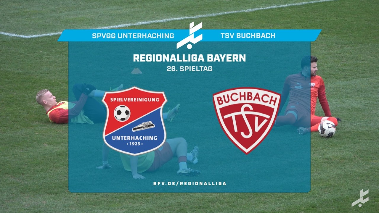 SpVgg Unterhaching vs TSV Buchbach Highlights