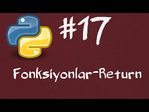 Python3 Lessons 17 - Return in Functions