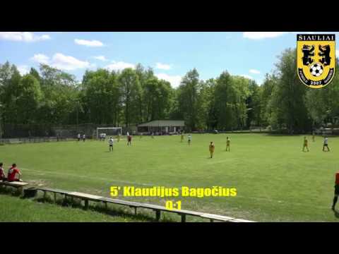 Elitinė jaunių U-17 lyga: BFA-Granitas 1:4 ŠSG-FA „Šiauliai“ (ŠSG-FA „Šiauliai“ įvarčiai)