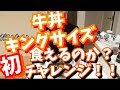 初チャレンジ!! すき家 キングサイズ へ挑む!!