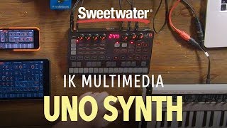 Video thumbnail for IK Multimedia UNO Synth Analog Synth Demo — Daniel Fisher by Sweetwater