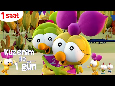 1 SAAT ÇİZGİ FİLM 😇🤩🥰#51 - Kuzenimle 1 Gün 🥰🤩😇 | TRT Çocuk - Disney Channel