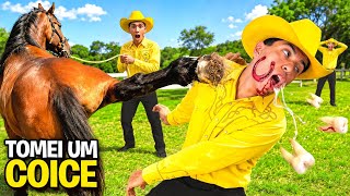 LEVEI UM COICE DE UM CAVALO *Fui parar no hospital ?