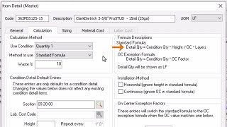 Quick Bid - Item Detail - Calculation