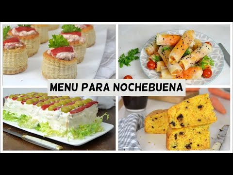 MENÚ para FIN DE AÑO | RECETAS FÁCILES para NOCHEVIEJA
