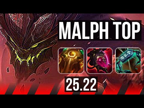 MALPHITE vs AATROX (TOP) | 4/0/11 | KR Master | 25.22
