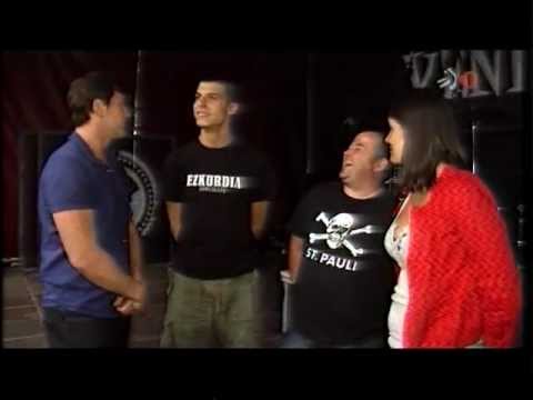 Vendetta taldeko Enrikko Rubiños eta Pello Reparaz ETB1eko Yes We Jai saioan