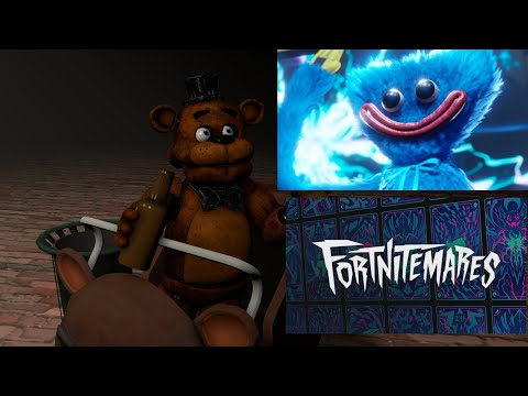 [SFM FNAF] Freddy reacts to Huggy Wuggy in Fortnite (Fortnitemares 2025)