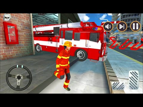 New FireEngine In Emergency Rescue FireTruck Simulator  - Android Gameplay