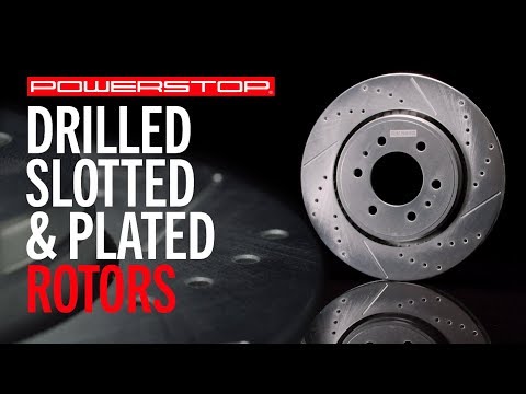 Drilled Slotted & Plated Rotors | PowerStop