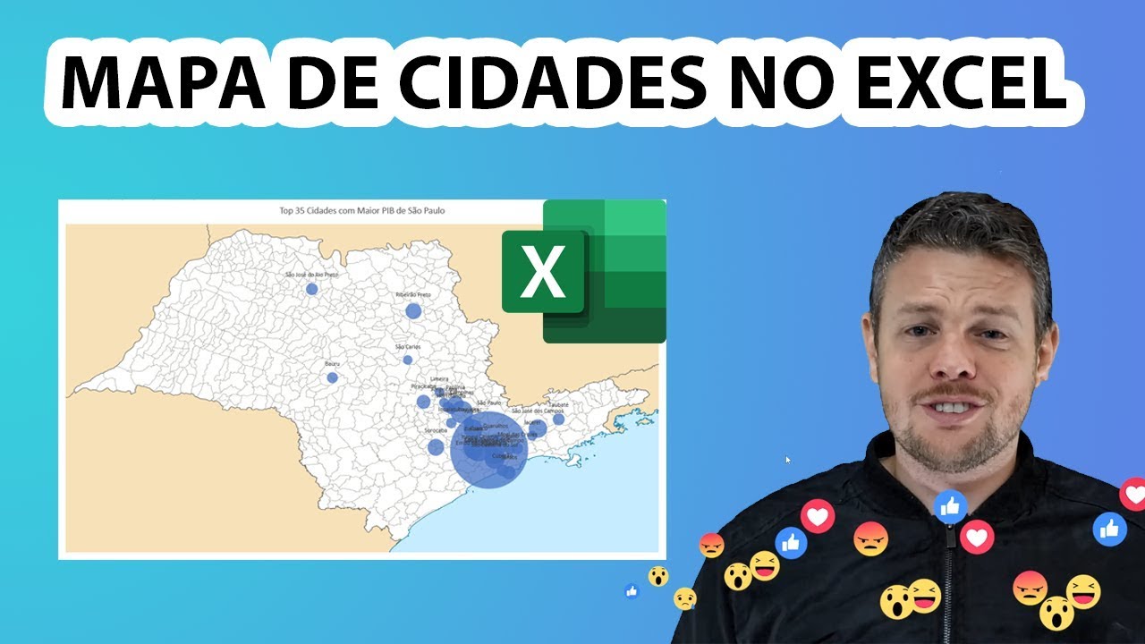 [Excel] Mapa de Cidades no Excel - Como Fazer