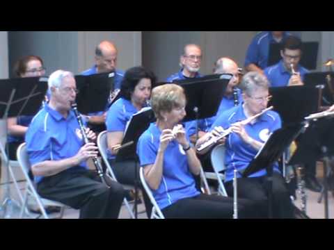 National Concert Band of America 7-9-2017 Mason District Park Amphitheater Annandale, VA. FULL SHOW