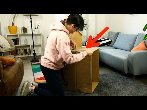 Darum solltest du 2 Pappkartons ins Wohnzimmer stellen. Geniale Bastel-Idee!