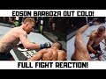 JUSTIN GAETHJE KNOCKS OUT EDSON BARBOZA FULL FIGHT REACTION UFC ON ESPN 2