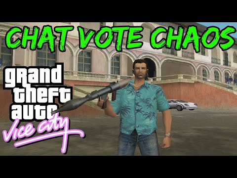 GTA Vice City Chat Voting Chaos Mod - All Missions Speedrun