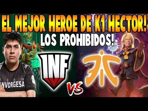 INFAMOUS vs FNATIC [Game 1] BO2 - El Mejor Héroe de K1 Hector - TI9 THE INTERNATIONAL 2019 DOTA 2