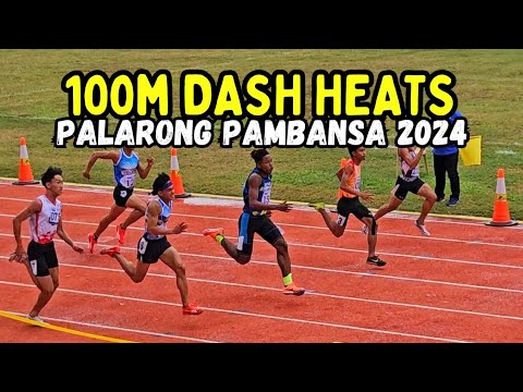 100M Dash Heats | Palarong Pambansa 2024 Cebu City