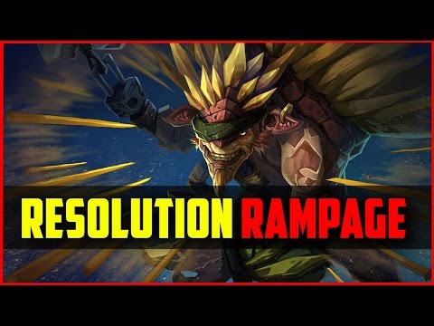 Empire.Resolut1on Bristleback Rampage vs Burden United @ Dota 2 Champions League