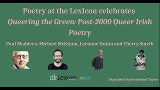 Poetry at the LexIcon celebrates &quot;Queering the Green: Post 2000 Queer Irish Poetry&quot;