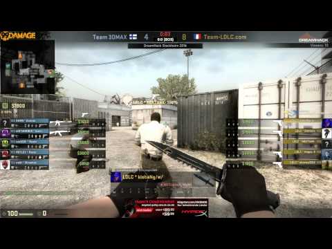 LDLC vs. 3DMAX! | Halbfinale, DreamHack 2014 - Stockholm | (de_cache) Map 1