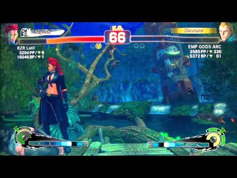 SSF4 AE RZR Latif (Viper) vs EMP GODS ARC (Abel)
