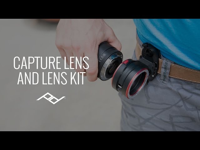 Vidéo PEAK DESIGN LENS Kit Canon support seul compatible tout capture