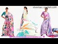 JAPAN SATIN CREPE SILK SAREE COLLECTION Visit Www Grabandpack Com