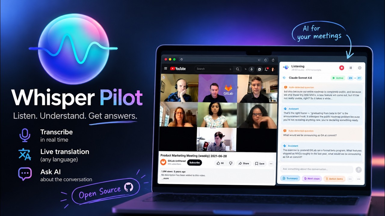 Whisper Pilot — Local-First AI Copilot for macOS